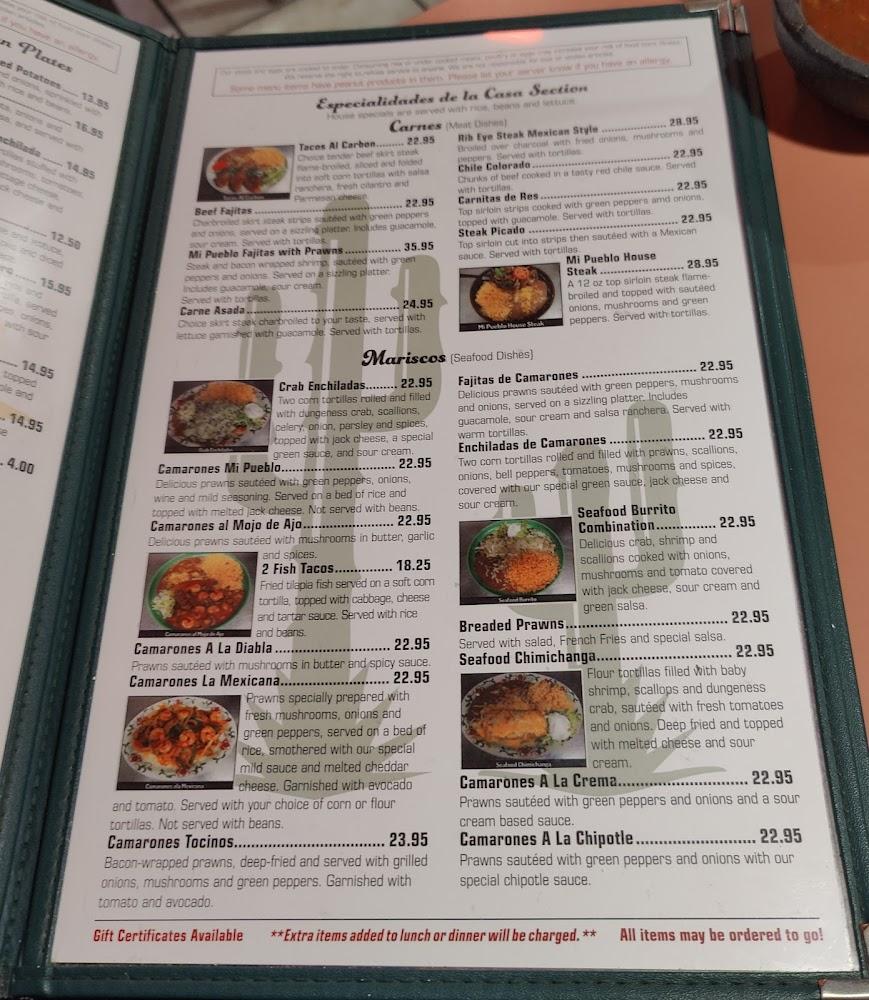 Mi Pueblo II Menu image 4
